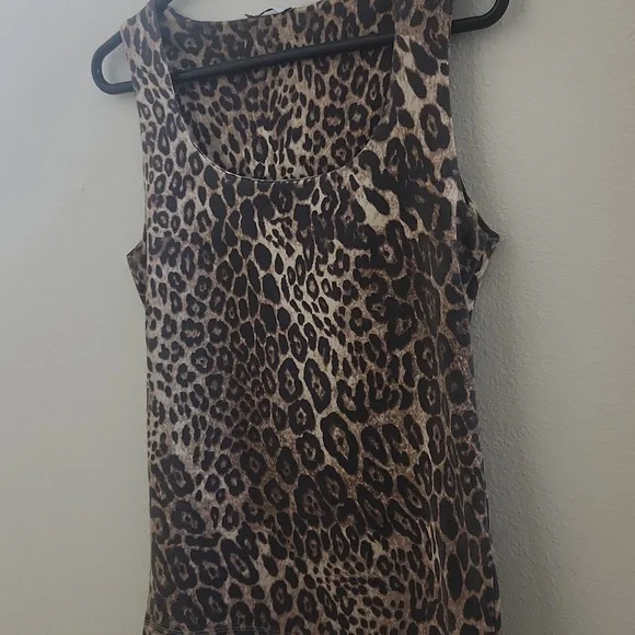 Zara Leopard Print Tank Top - Picture 4 of 5